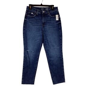 Old Navy O.G. Straight High Rise Jeans Size 8 Blue
